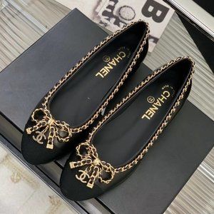 Chanel leather shoes